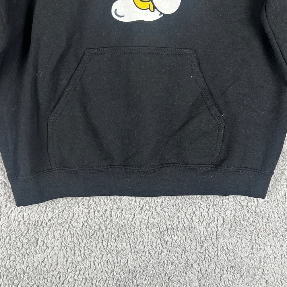 Gudetama Sanrio Hoodie Long Sleeve Black Hoodie Sweatershit Women’s, Size M - Picture 4 of 16